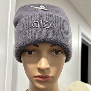 ALO Yoga Charcoal Knit Beanie